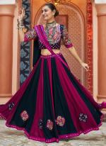 Viscose Rayon Multi Colour Navratri Wear Mirror Work Ready To Wear Lehenga Choli